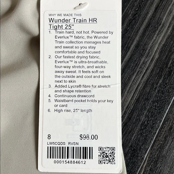 Lululemon Wunder Train HR Tight 25” - Picture 8 of 10